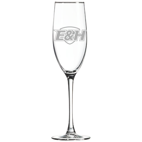 Emory & Henry University Polar Camel 8 oz. Champagne Flute