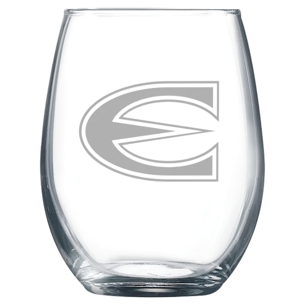 Emporia State University Polar Camel 9 oz. Stemless Wine Glass