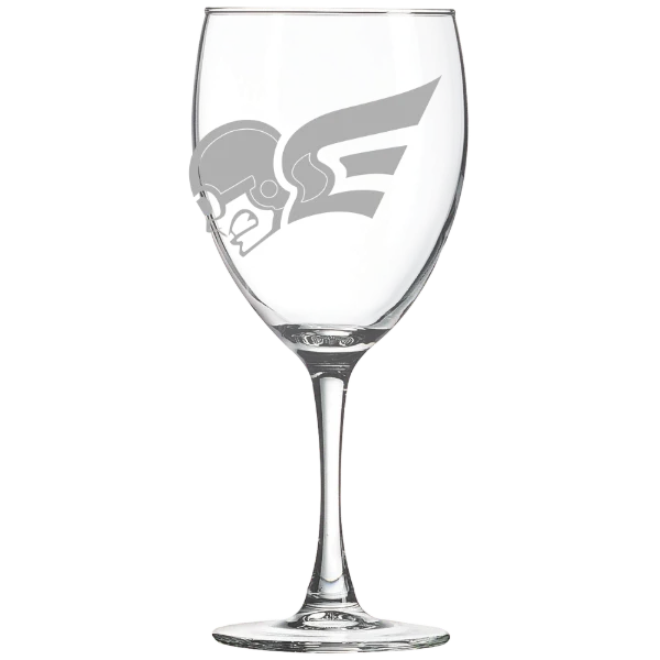 Erskine College Polar Camel 10 1/2 oz. Wine Glass