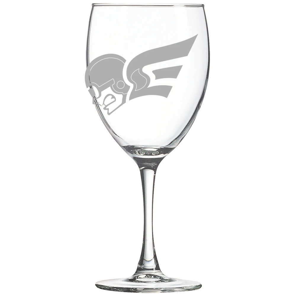 Erskine College Polar Camel 10 1/2 oz. Wine Glass