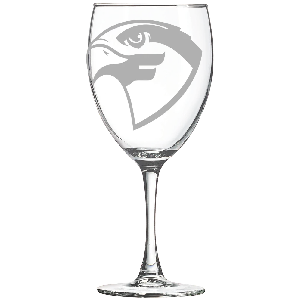 Fairmont State University Polar Camel 10 1/2 oz. Wine Glass
