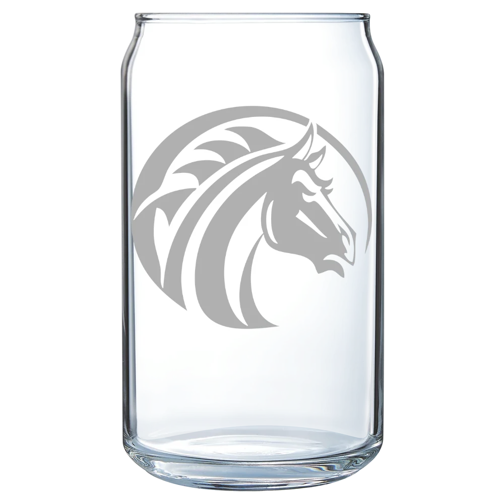 Fayetteville State University Polar Camel 16 oz. Can Glass