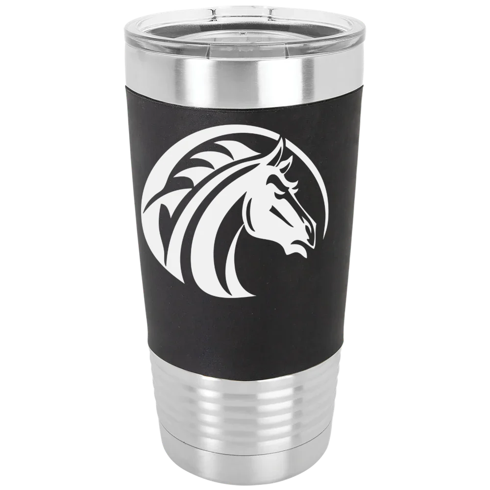 Fayetteville State University Polar Camel 20 oz. Silicone Grip Tumbler with Standard Lid