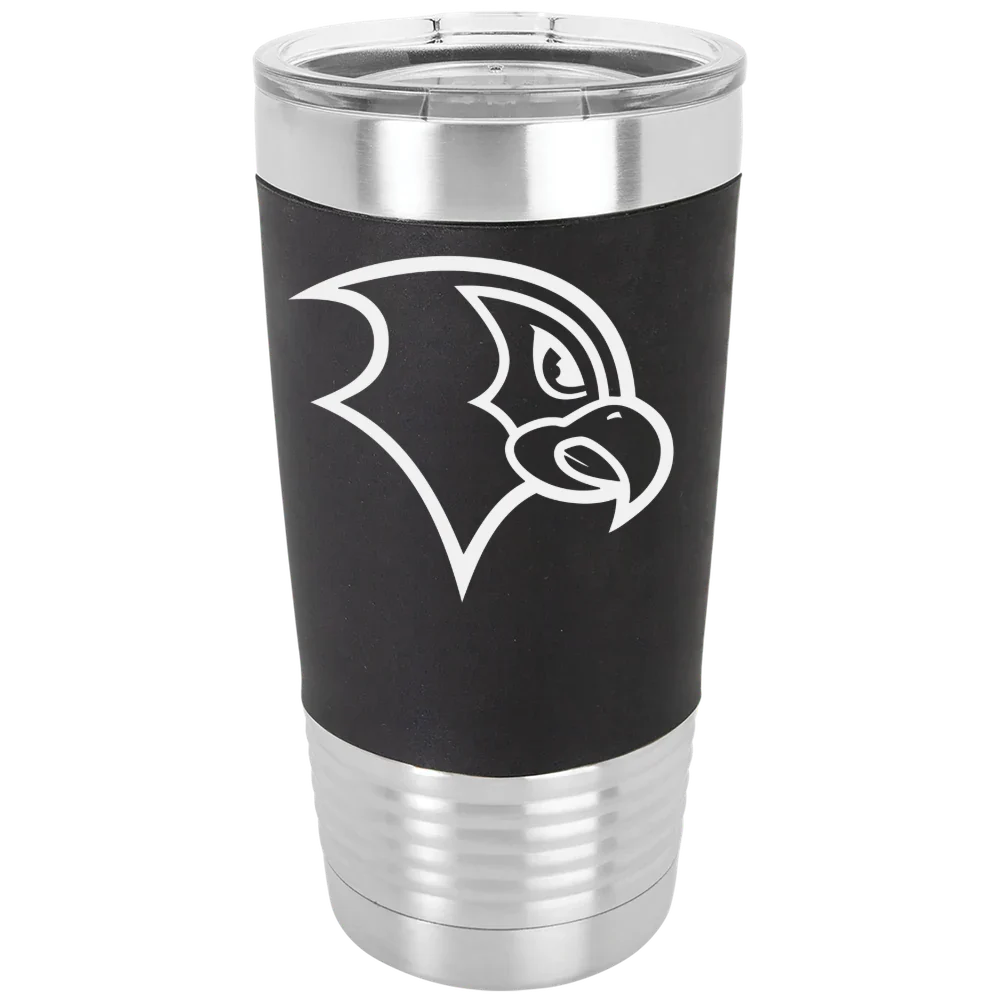 Felician University Polar Camel 20 oz. Silicone Grip Tumbler with Standard Lid
