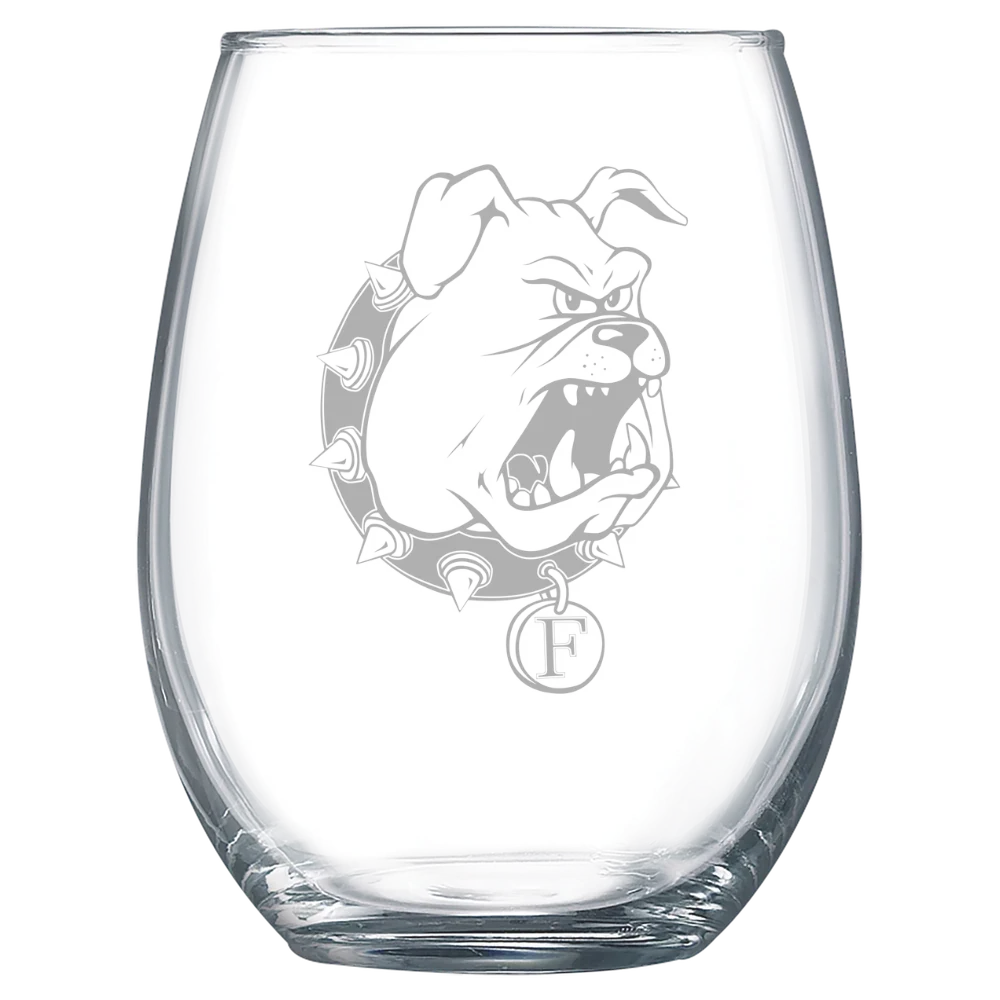 Ferris State University Polar Camel 15 oz. Stemless Wine Glass