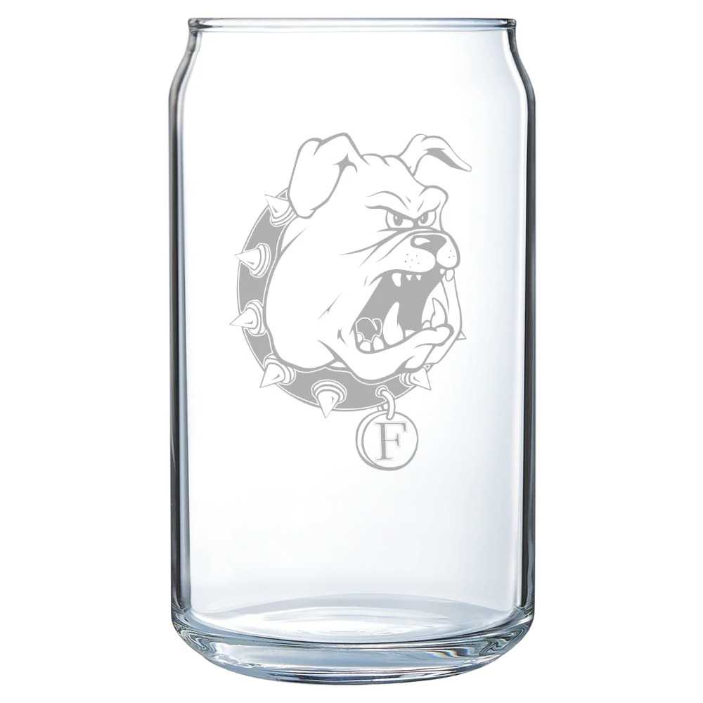 Ferris State University Polar Camel 16 oz. Can Glass
