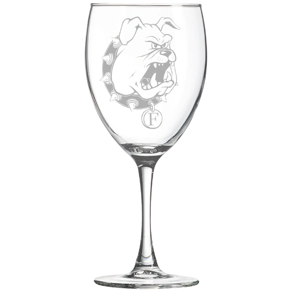 Ferris State University Polar Camel 10 1/2 oz. Wine Glass