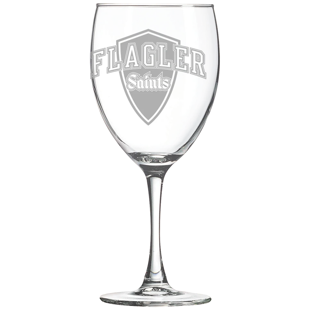 Flagler College Polar Camel 10 1/2 oz. Wine Glass
