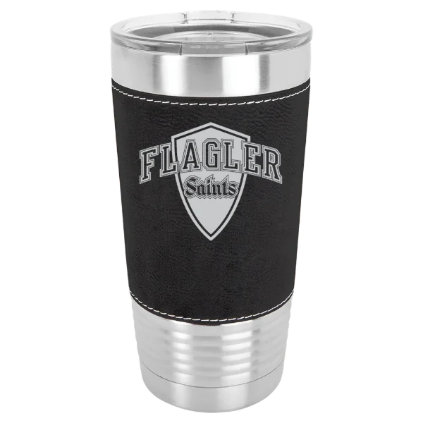 Flagler College Polar Camel 20 oz. Leatherette Grip Tumbler with Standard Lid