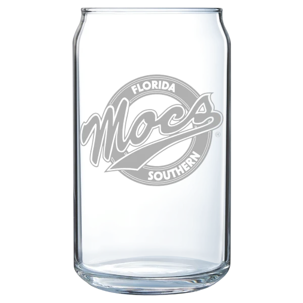 Florida Southern College Polar Camel 16 oz. Can Glass