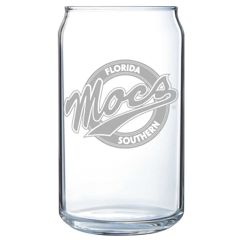 Florida Southern College Polar Camel 16 oz. Can Glass