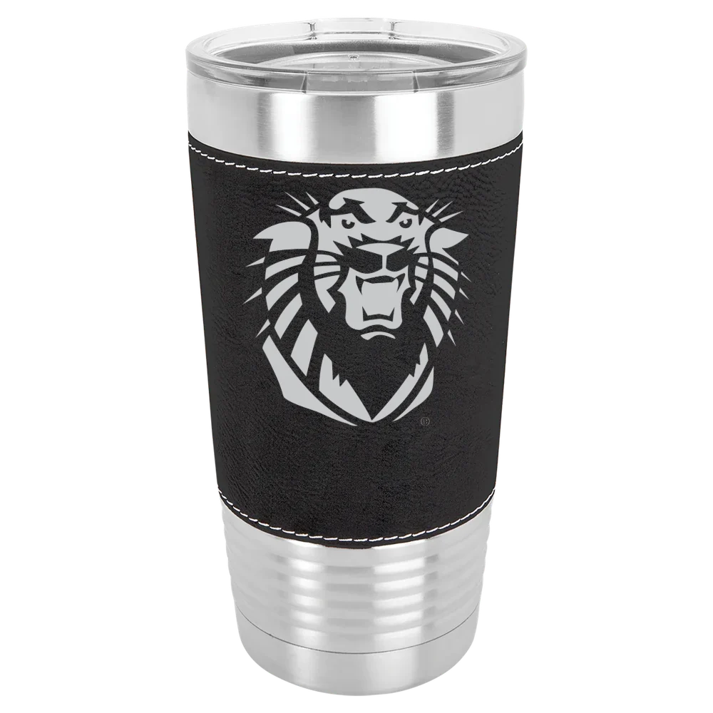 Fort Hays State University Polar Camel 20 oz. Leatherette Grip Tumbler with Standard Lid
