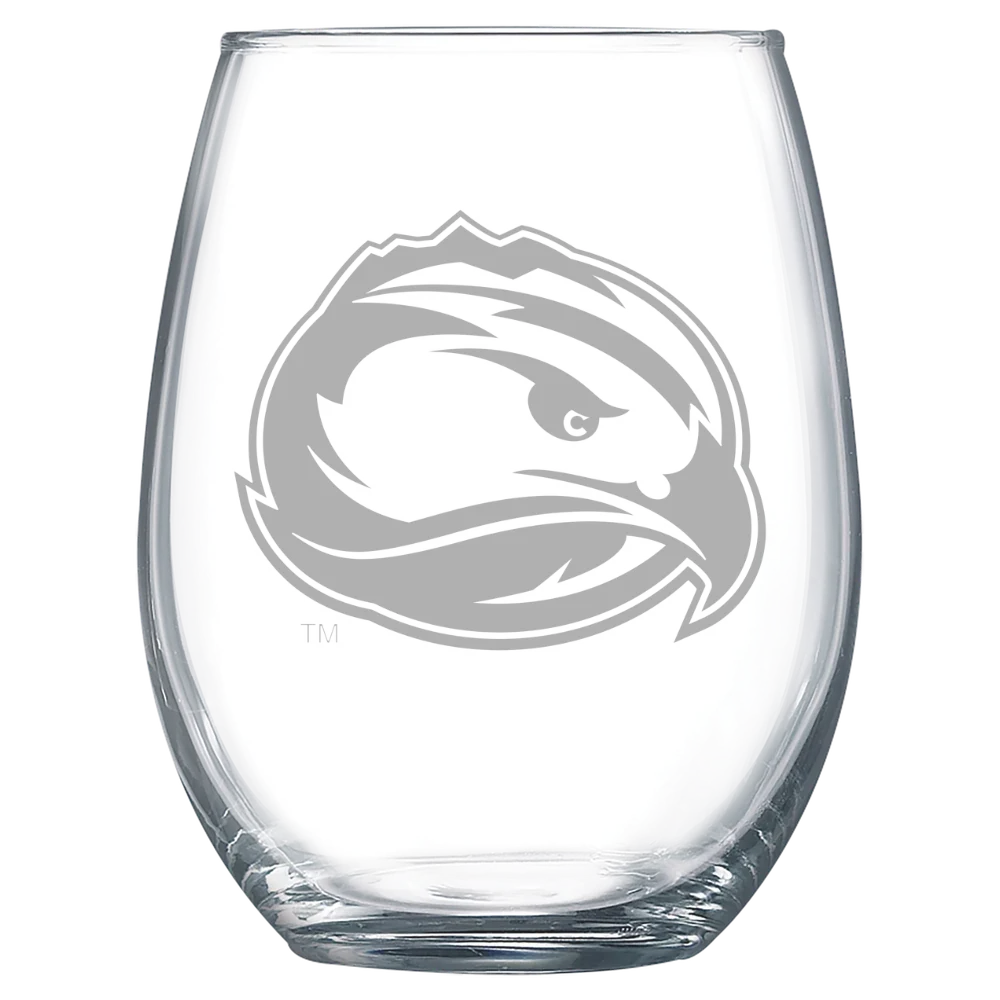 Fort Lewis College Polar Camel 15 oz. Stemless Wine Glass