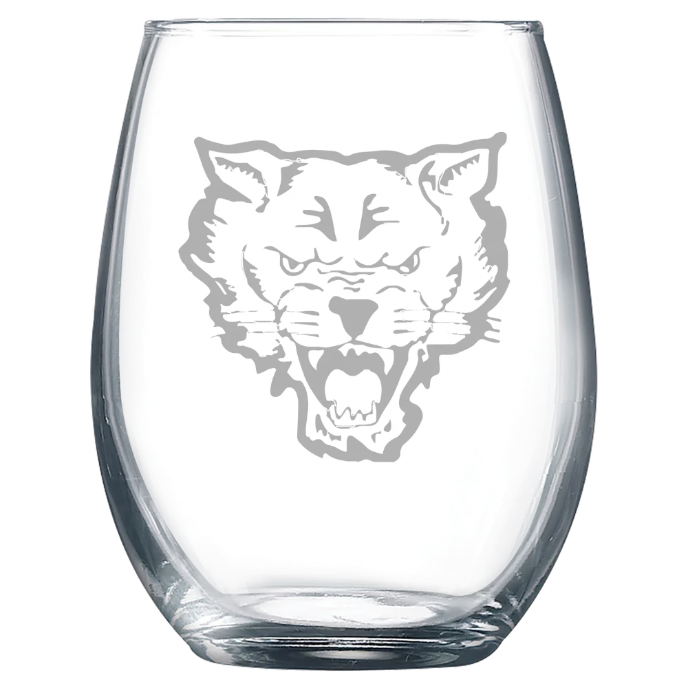 Fort Valley State University Polar Camel 9 oz. Stemless Wine Glass