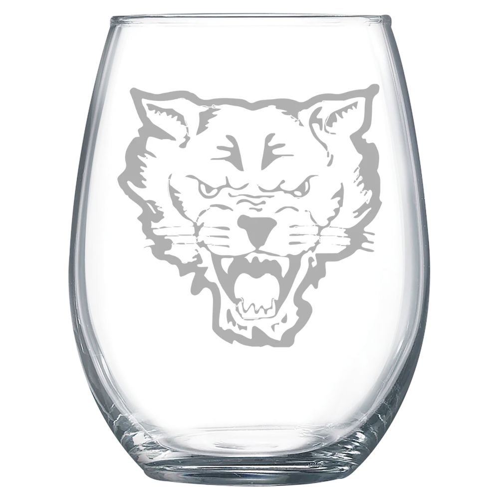 Fort Valley State University Polar Camel 15 oz. Stemless Wine Glass