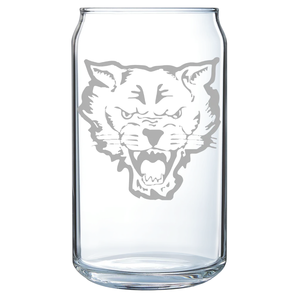 Fort Valley State University Polar Camel 16 oz. Can Glass
