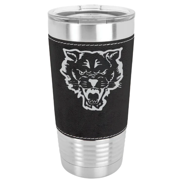 Fort Valley State University Polar Camel 20 oz. Leatherette Grip Tumbler with Standard Lid