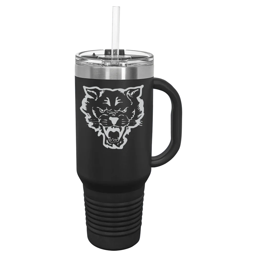 Fort Valley State University Polar Camel 40 oz. Travel Mug with Snap Lid & Straw