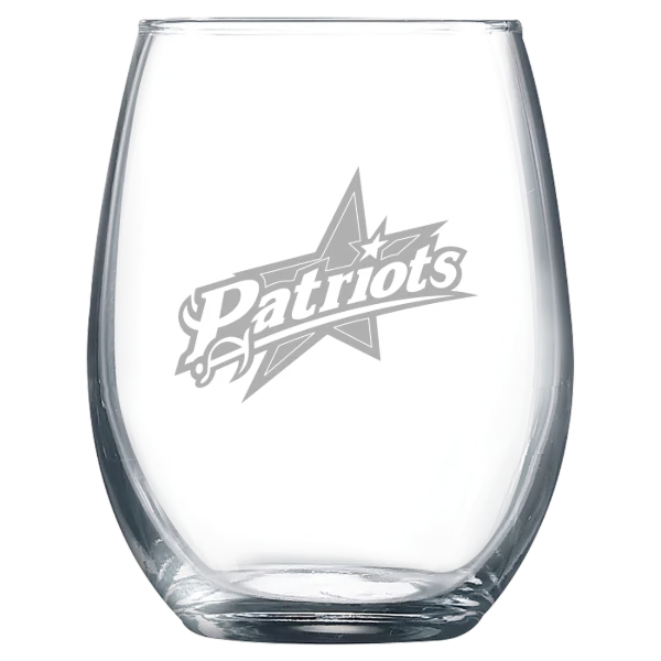 Francis Marion University Polar Camel 9 oz. Stemless Wine Glass