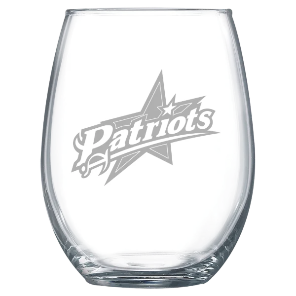 Francis Marion University Polar Camel 15 oz. Stemless Wine Glass