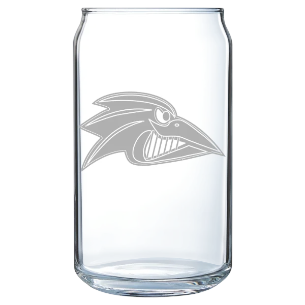 Franklin Pierce University Polar Camel 16 oz. Can Glass