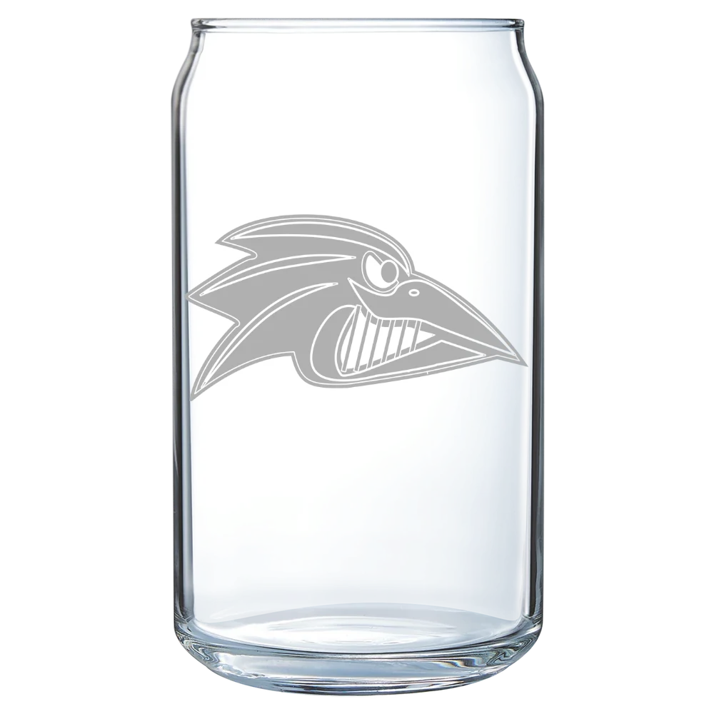 Franklin Pierce University Polar Camel 16 oz. Can Glass