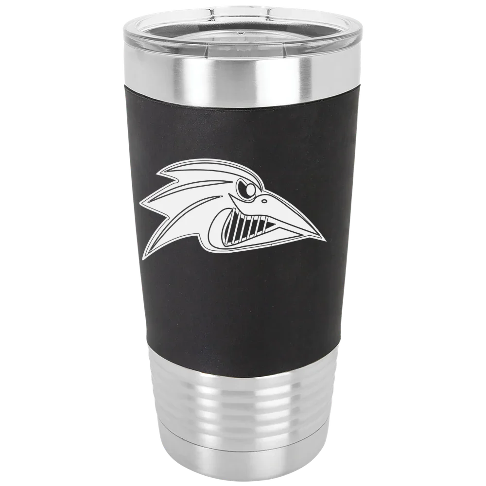 Franklin Pierce University Polar Camel 20 oz. Silicone Grip Tumbler with Standard Lid