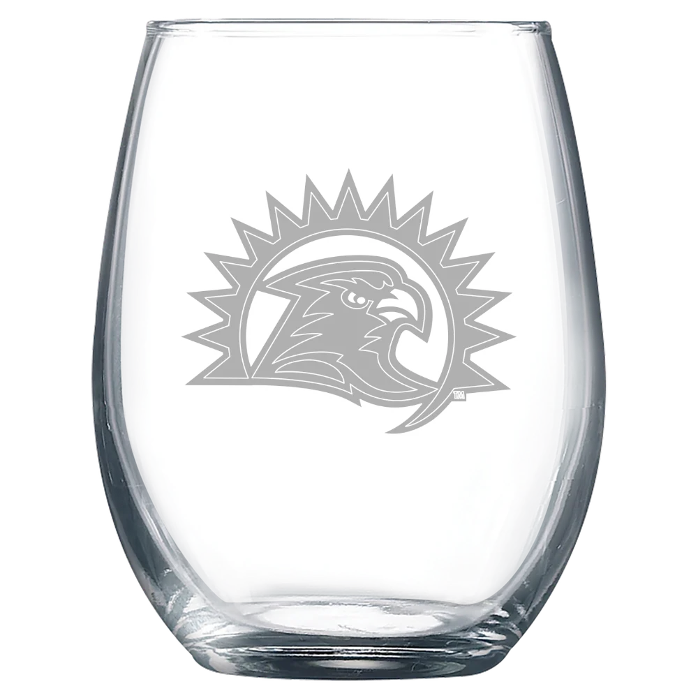 Fresno Pacific University Polar Camel 9 oz. Stemless Wine Glass
