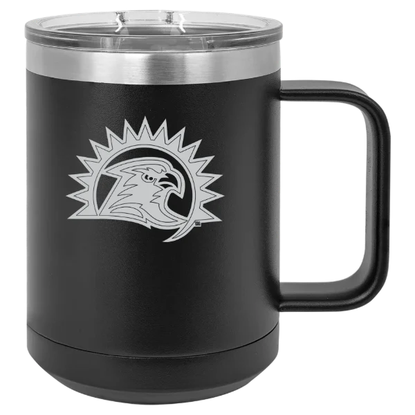 Fresno Pacific University Polar Camel 15 oz. Mug with Slider Lid
