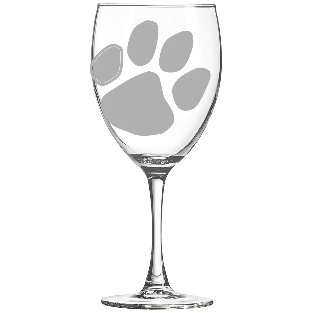 Frostburg State University Polar Camel 10 1/2 oz. Wine Glass