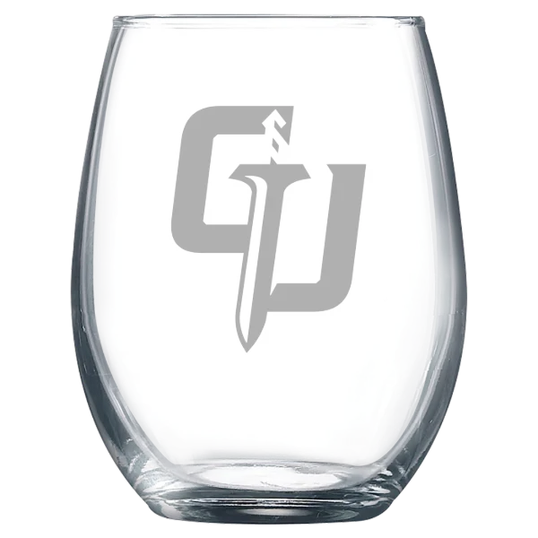 Gannon University Polar Camel 9 oz. Stemless Wine Glass