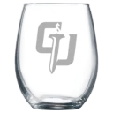 Gannon University Polar Camel 9 oz. Stemless Wine Glass