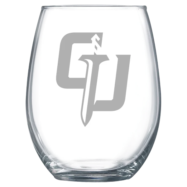 Gannon University Polar Camel 15 oz. Stemless Wine Glass