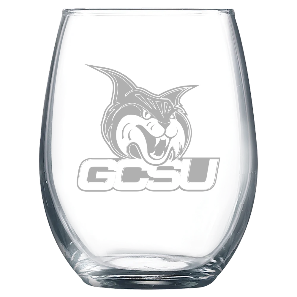 Georgia College Polar Camel 9 oz. Stemless Wine Glass