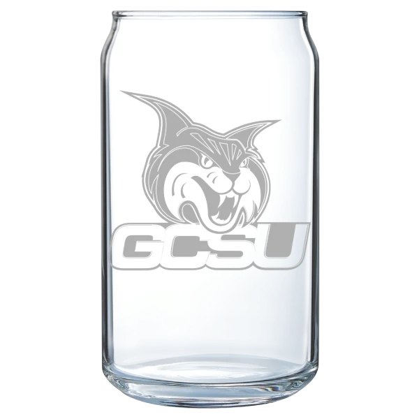 Georgia College Polar Camel 16 oz. Can Glass