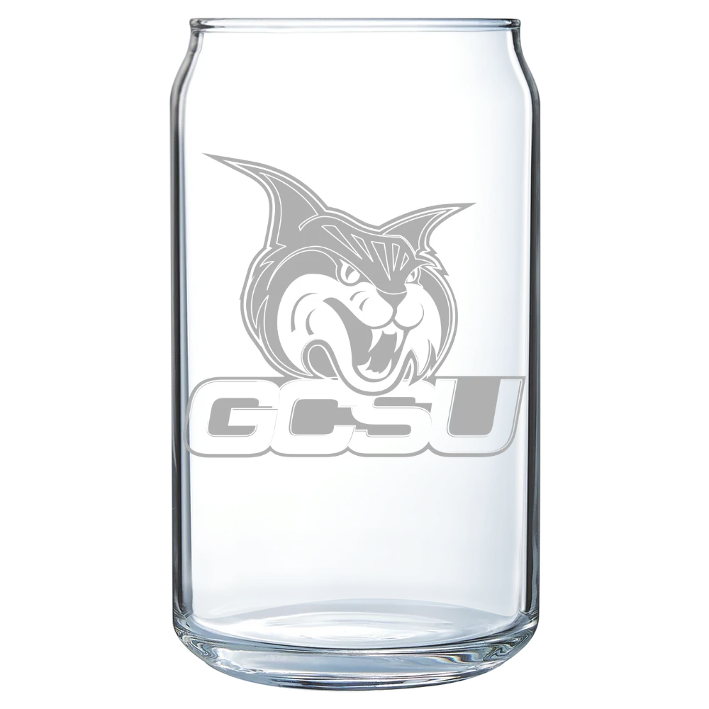 Georgia College Polar Camel 16 oz. Can Glass
