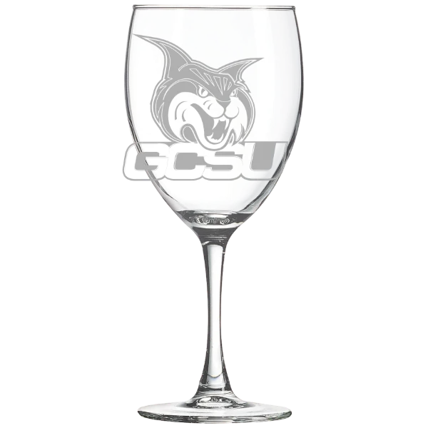 Georgia College Polar Camel 10 1/2 oz. Wine Glass