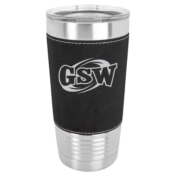 Georgia Southwestern State University Polar Camel 20 oz. Leatherette Grip Tumbler with Standard Lid