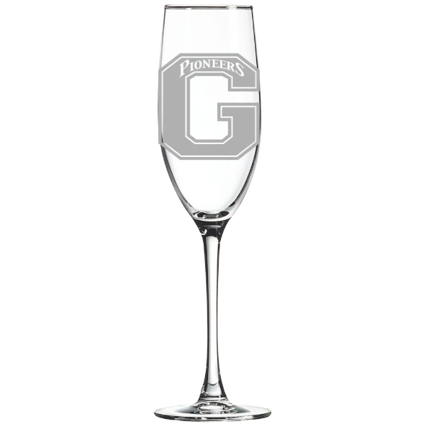 Glenville State University Polar Camel 8 oz. Champagne Flute