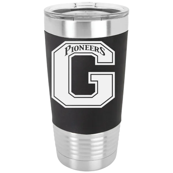 Glenville State University Polar Camel 20 oz. Silicone Grip Tumbler with Standard Lid
