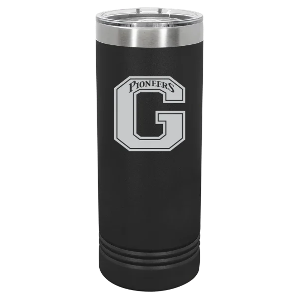 Glenville State University Polar Camel 22 oz. Skinny Tumbler with Slider Lid
