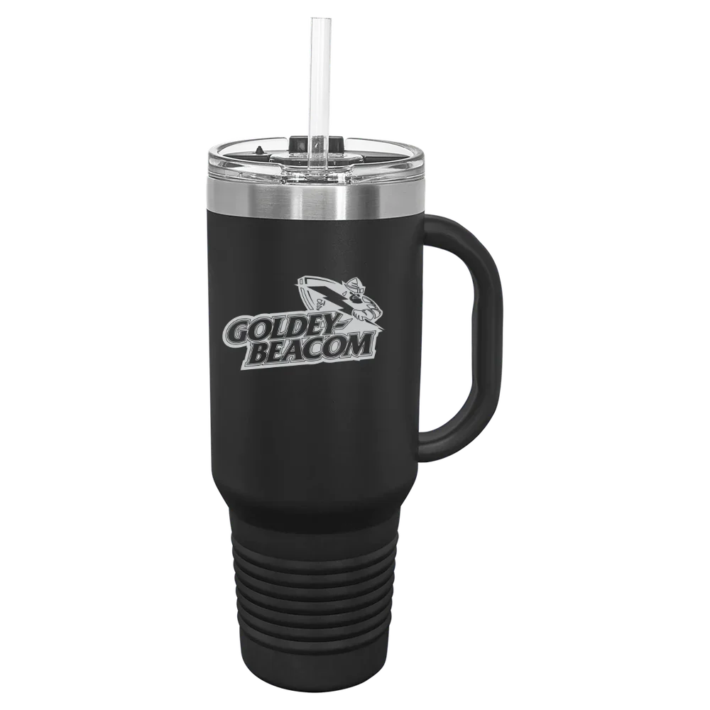 Goldey-Beacom College Polar Camel 40 oz. Travel Mug with Snap Lid & Straw