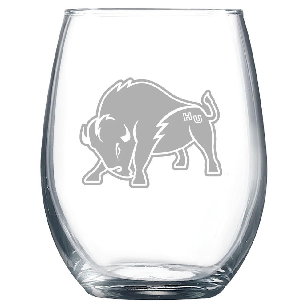 Harding University Polar Camel 9 oz. Stemless Wine Glass