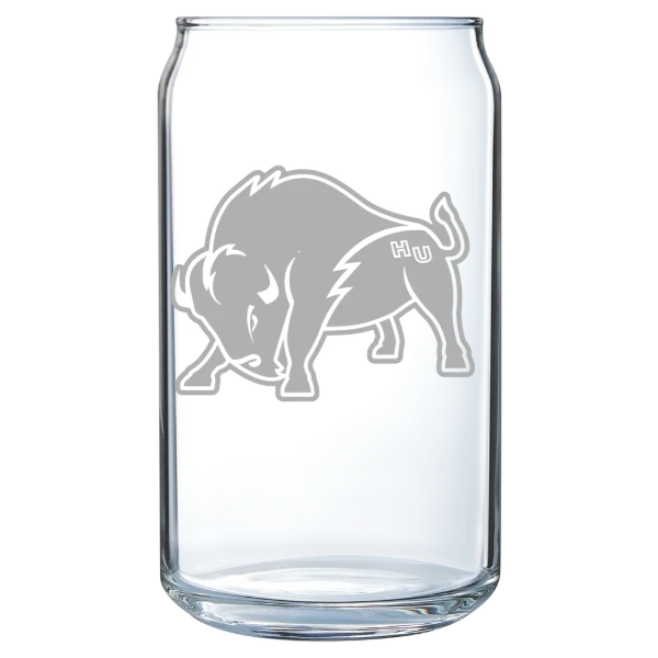Harding University Polar Camel 16 oz. Can Glass