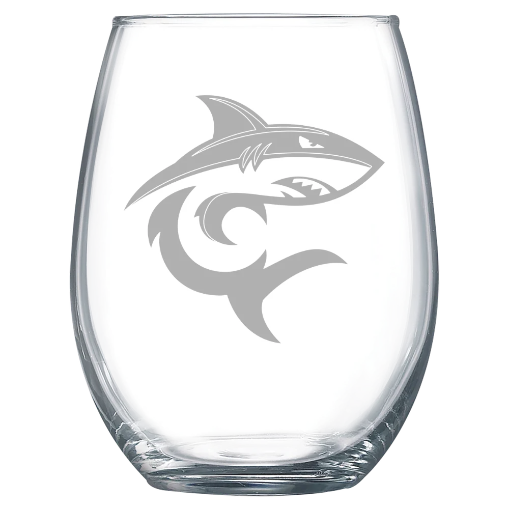 Hawaii Pacific University Polar Camel 15 oz. Stemless Wine Glass