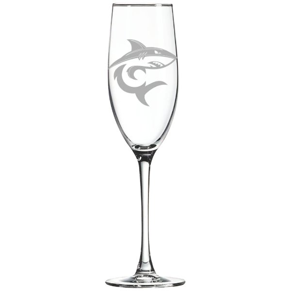 Hawaii Pacific University Polar Camel 8 oz. Champagne Flute