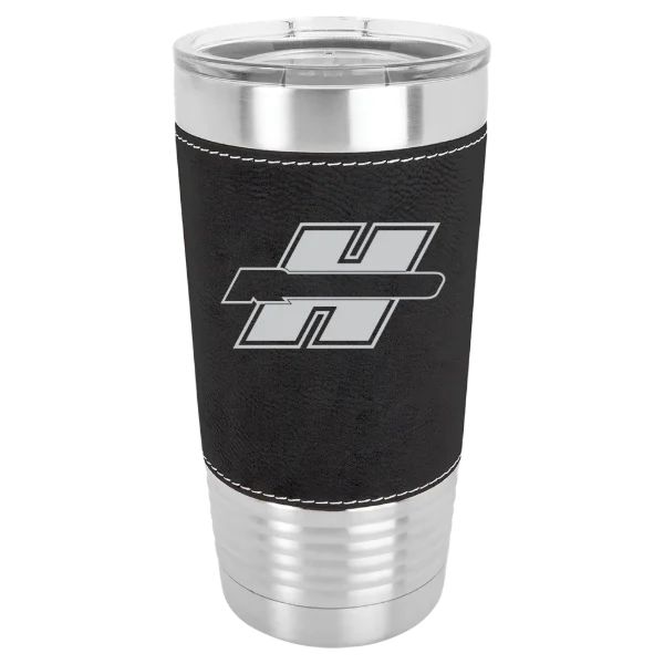 Henderson State University Polar Camel 20 oz. Leatherette Grip Tumbler with Standard Lid