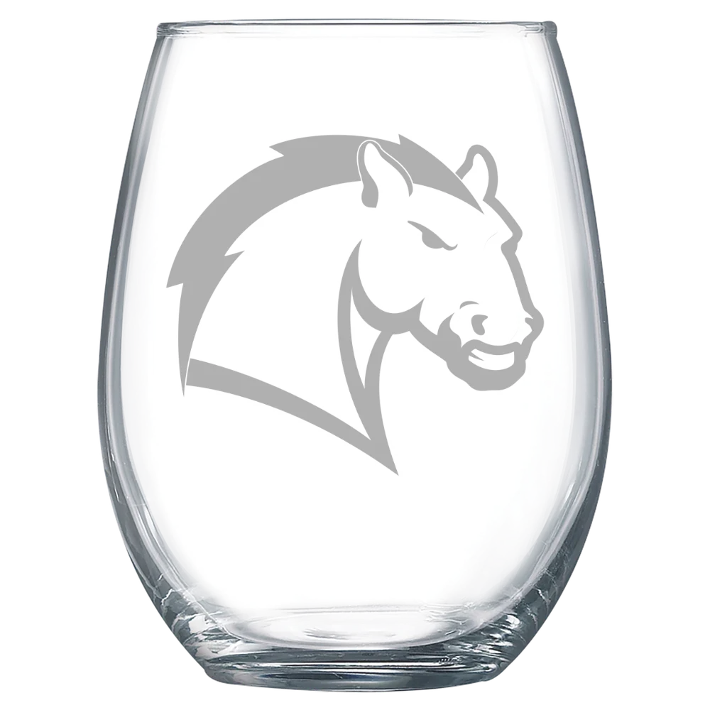 Hillsdale College Polar Camel 15 oz. Stemless Wine Glass