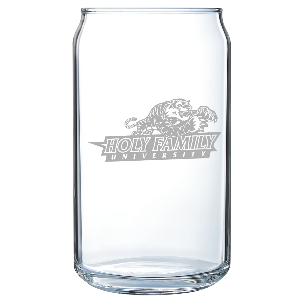 Holy Family University Polar Camel 16 oz. Can Glass