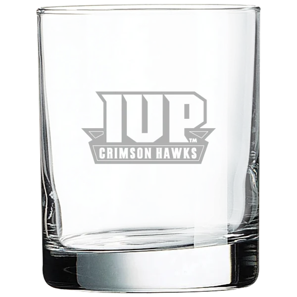 Indiana University of Pennsylvania Polar Camel 10 1/2 oz. On The Rocks Glass